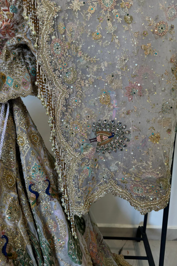 Rimple & harpreet embroidered lehenga - Image 4