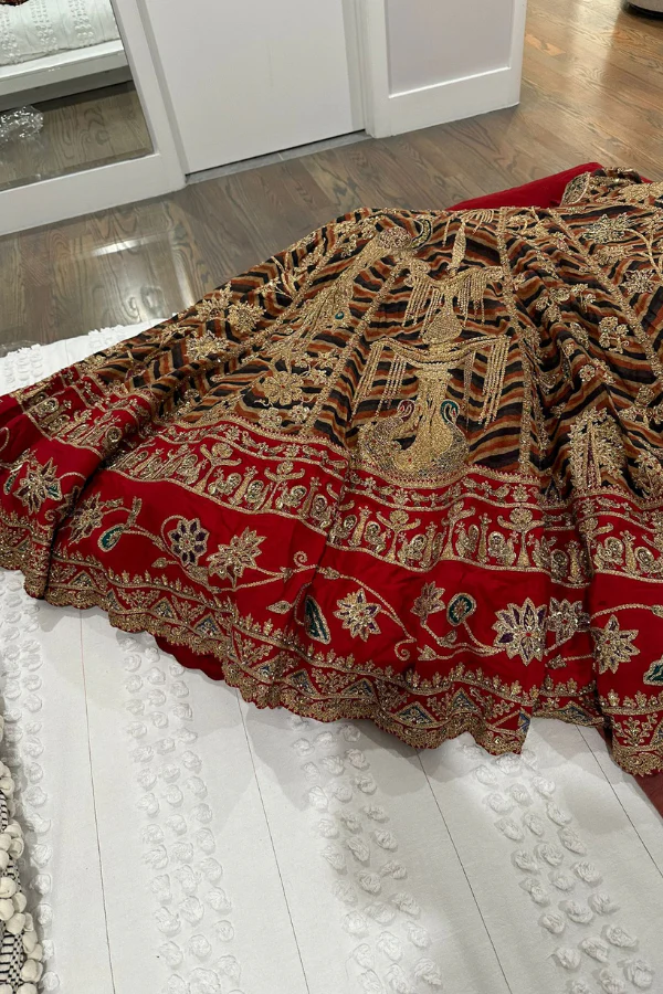Rimple & Harpreet Embroidered lehenga - Image 3