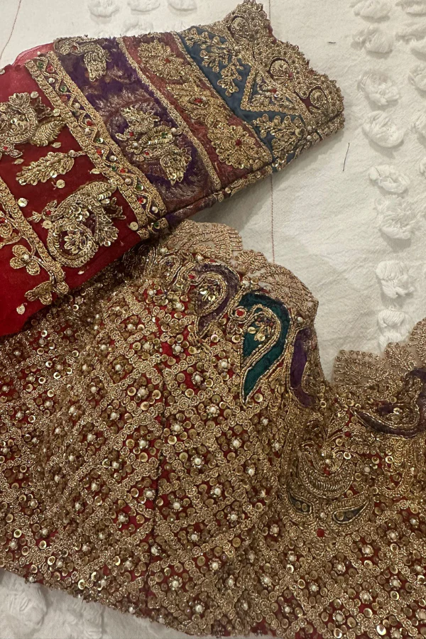 Rimple & Harpreet Embroidered lehenga - Image 5