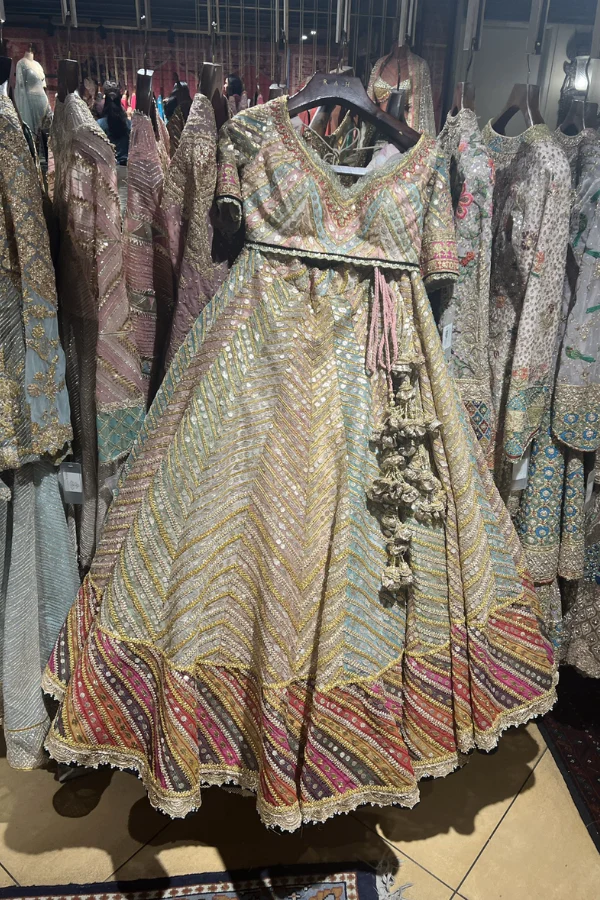 RIMPLE & HARPREET MULTICOLOR LEHENGA - Image 3