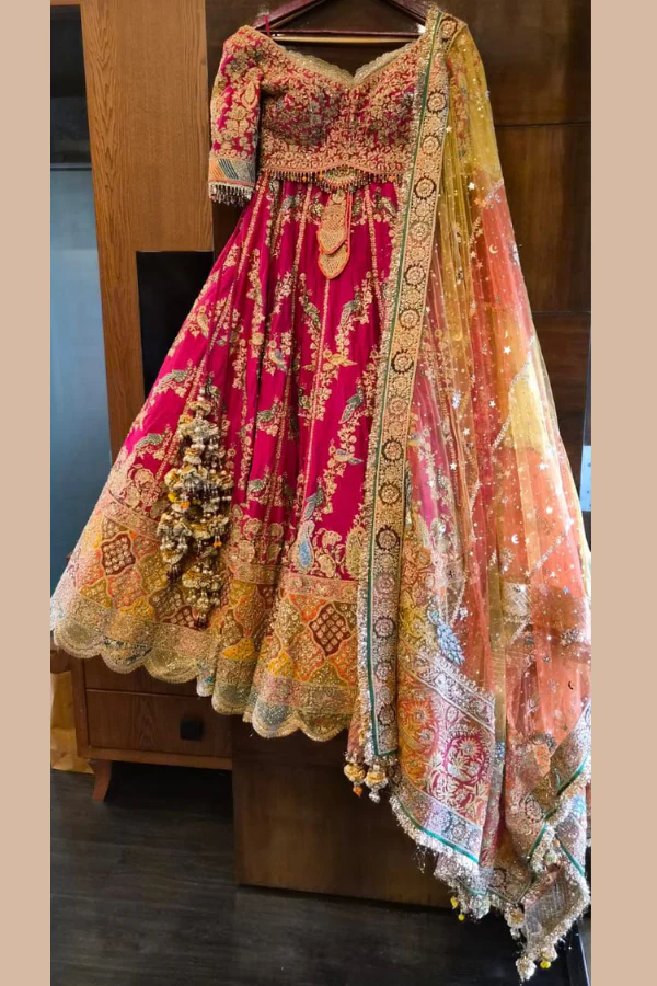 Rimple & Harpreet Regal Bridal Lehenga Set - Image 4