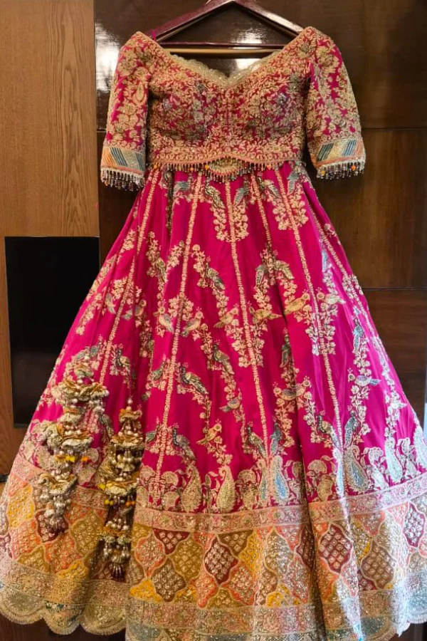 Rimple & Harpreet Regal Bridal Lehenga Set - Image 5