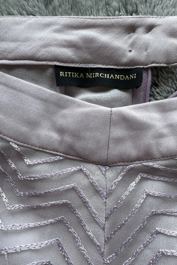 RITIKA MIRCHANDANI Hand Embroidered Sharara Set - Image 6