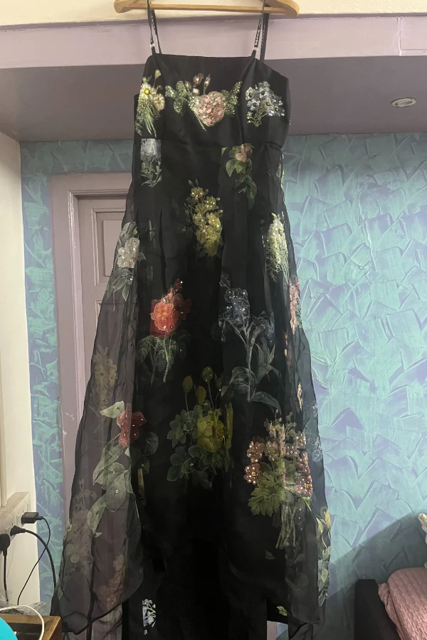 Ritu Kumar Asymmetrical floral dress - Image 2