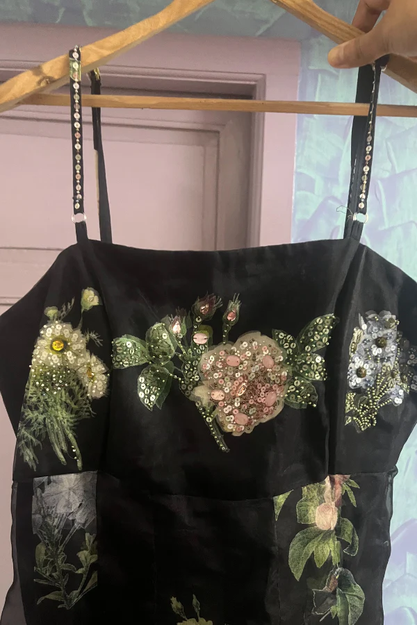 Ritu Kumar Asymmetrical floral dress - Image 4