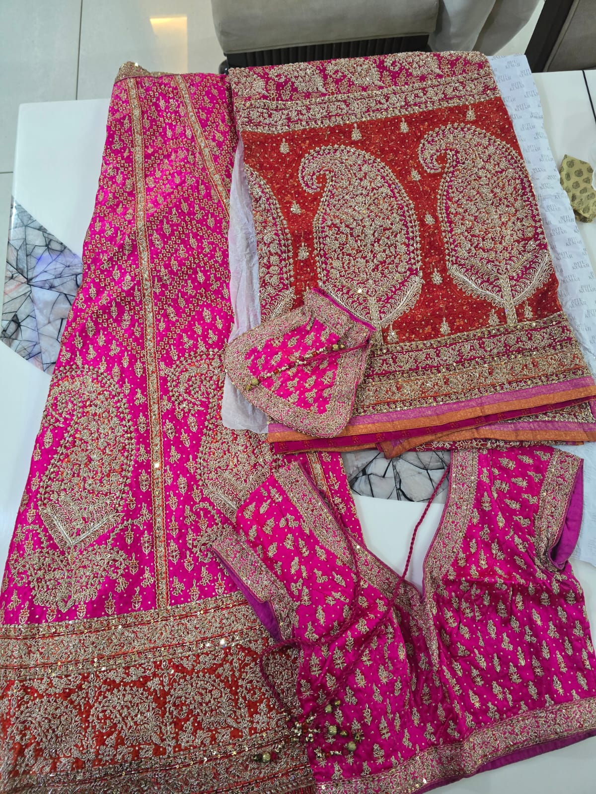 Ritu Kumar Daya Zardozi Lehenga Set - Image 11