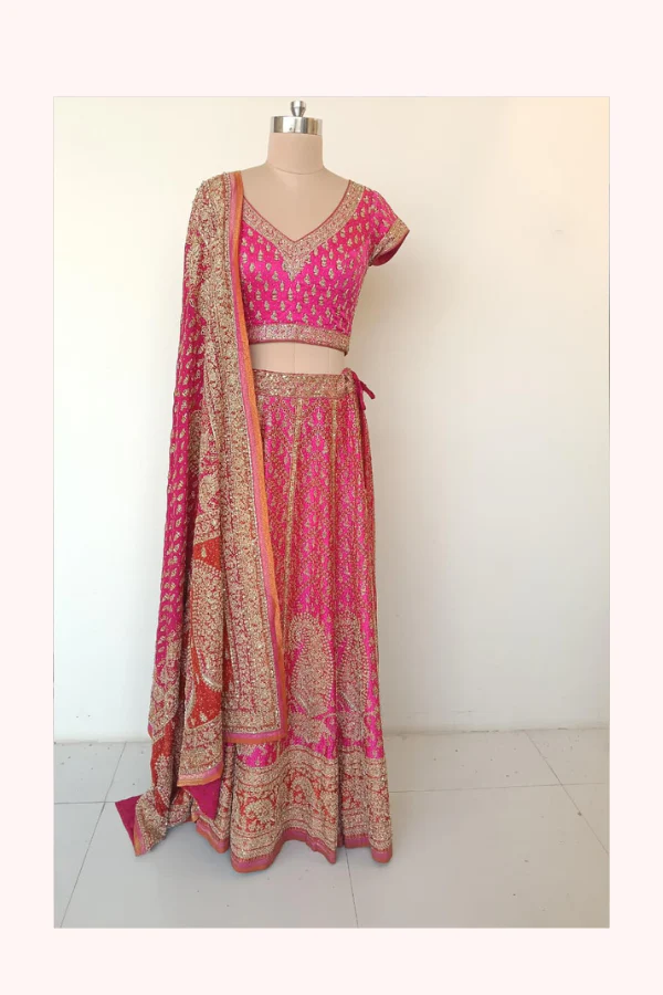 Ritu Kumar Daya Zardozi Lehenga Set - Image 2