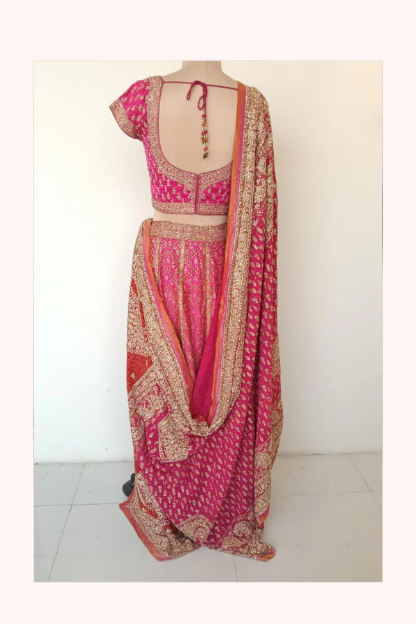 Ritu Kumar Daya Zardozi Lehenga Set - Image 4