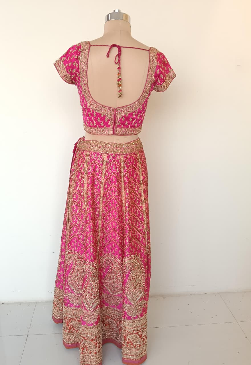 Ritu Kumar Daya Zardozi Lehenga Set - Image 5