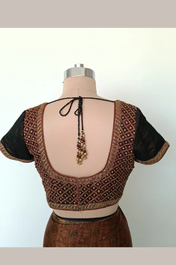 Ritu Kumar Heritage Embroidered Saree - Image 6
