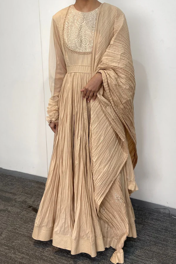 Rohit Bal Classic Ivory Anarkali Set