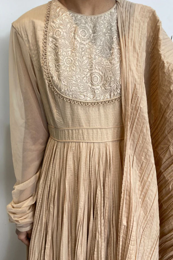 Rohit Bal Classic Ivory Anarkali Set - Image 2