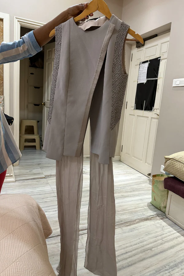 Rohit Gandhi rahul khanna co ord set with slits - Image 2
