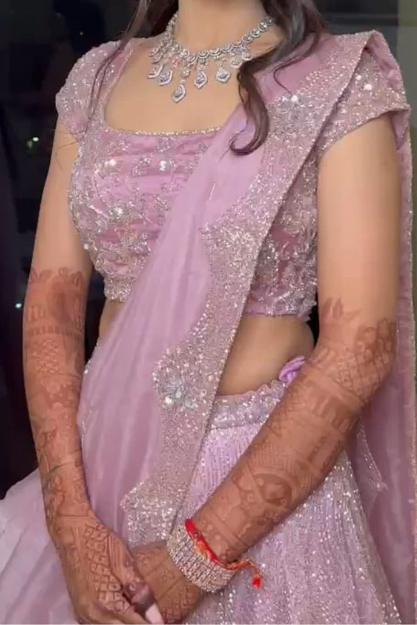 Rose Dream Lehenga set - Image 2