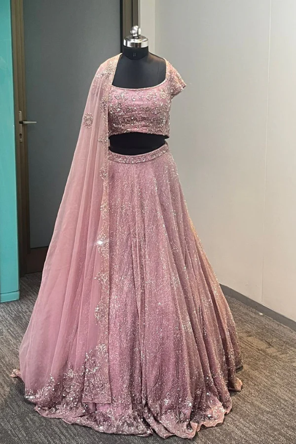 Rose Dream Lehenga set - Image 3