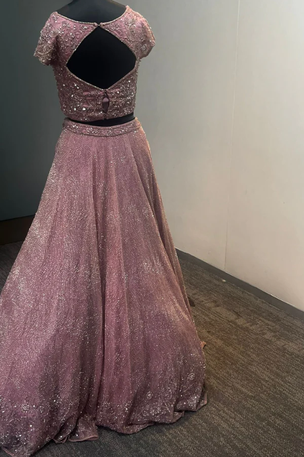 Rose Dream Lehenga set - Image 4