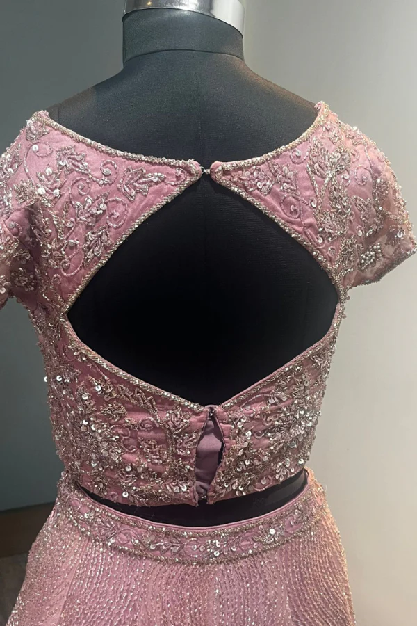 Rose Dream Lehenga set - Image 5