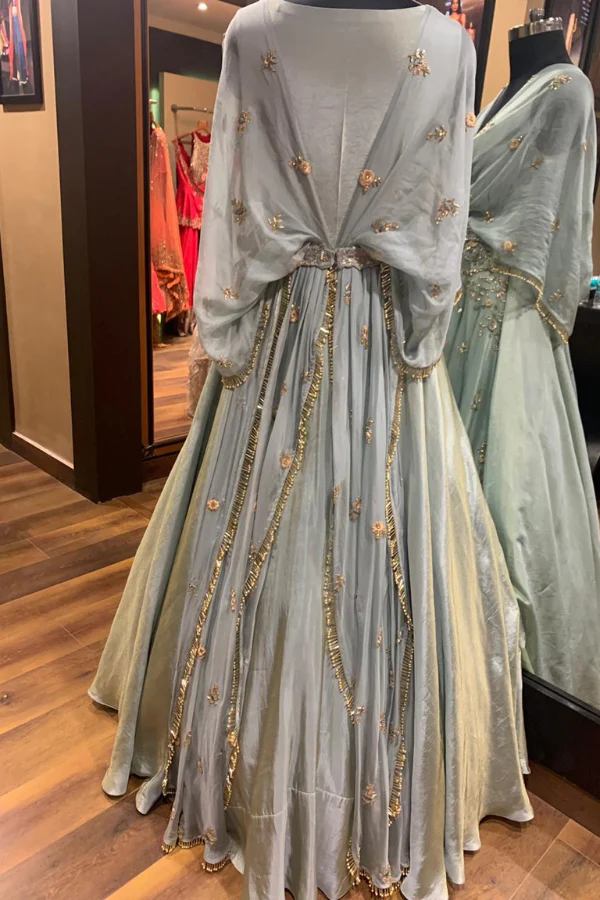 Ruceru grey embellished gown - Image 3