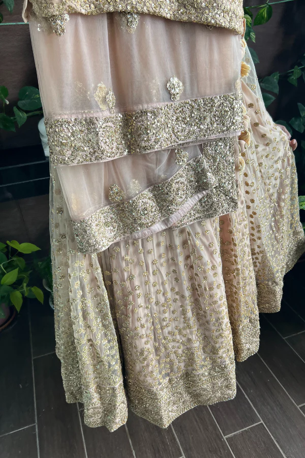 Sabyasachi Peach embroidered lehenga - Image 5