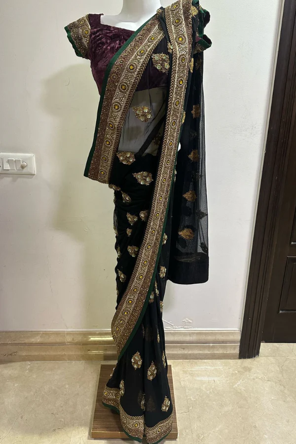 Sabyasachi Black Saree