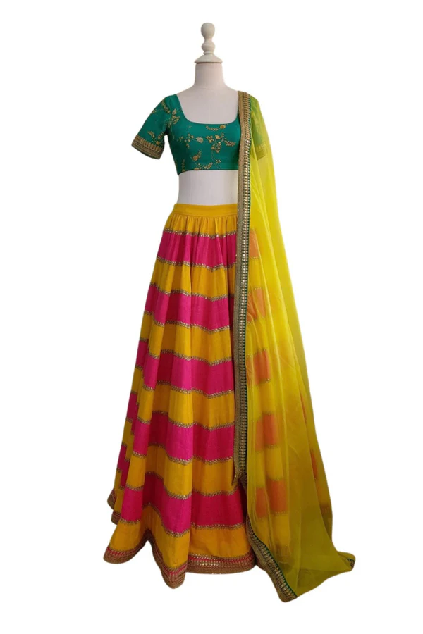 Sabyasachi multicolor lehenga set - Image 2