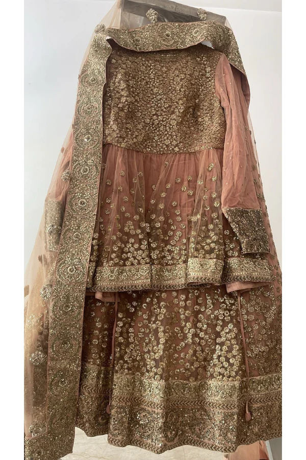 sabyasachi peplum lehenga set - Image 3