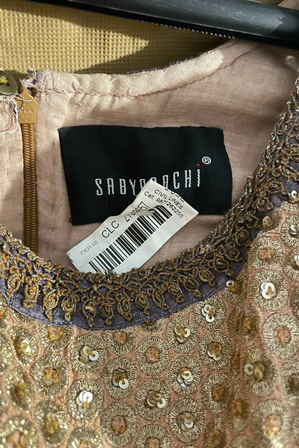 Sabyasachi pink anarkali set - Image 7
