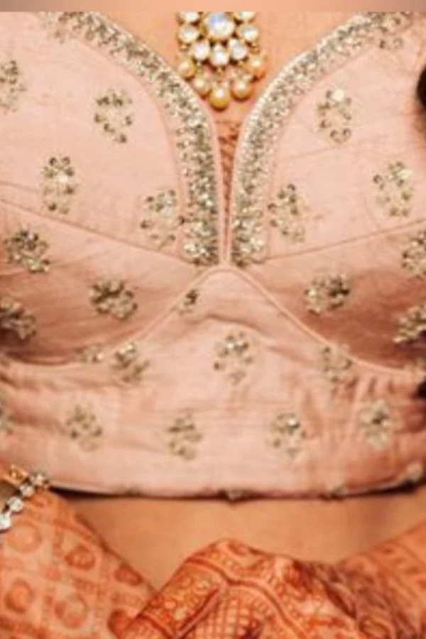 Sabyasachi pink embroidered lehenga - Image 6
