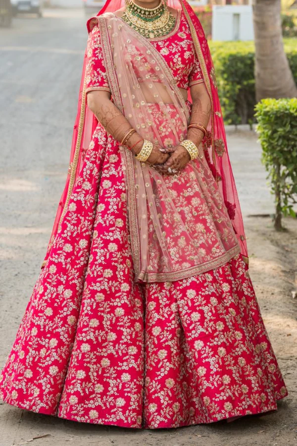 Sabyasachi Pink embroidered lehenga