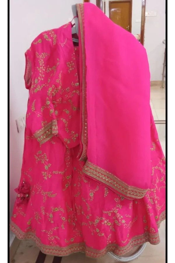 Sabyasachi Pink Lehenga Set - Image 2