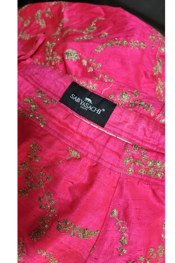 Sabyasachi Pink Lehenga Set - Image 3