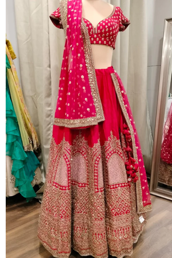 Sabyasachi Pink Lehenga Set