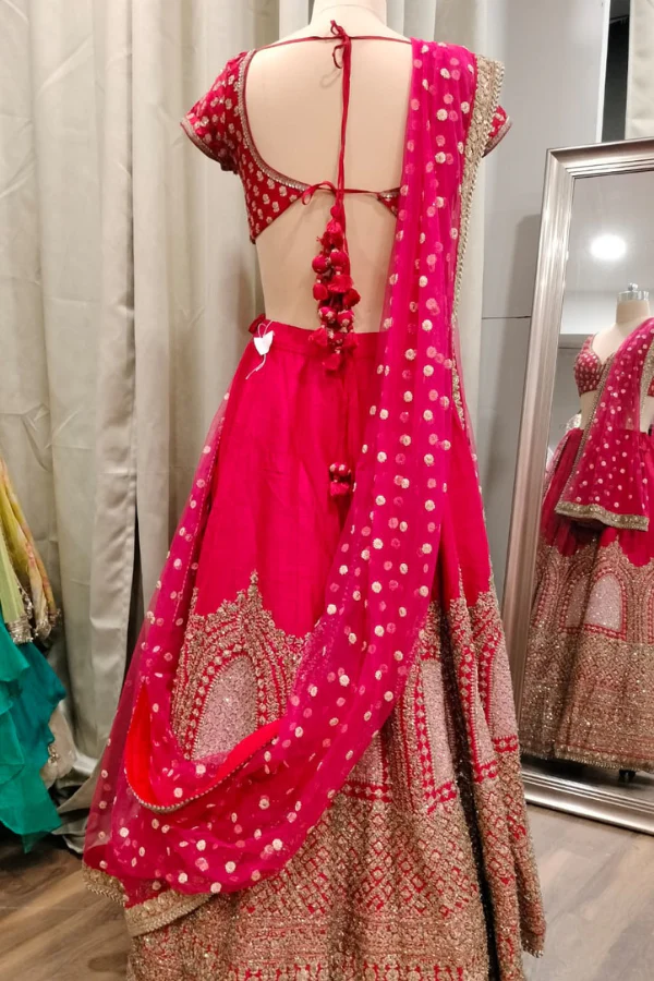 Sabyasachi Pink Lehenga Set - Image 2