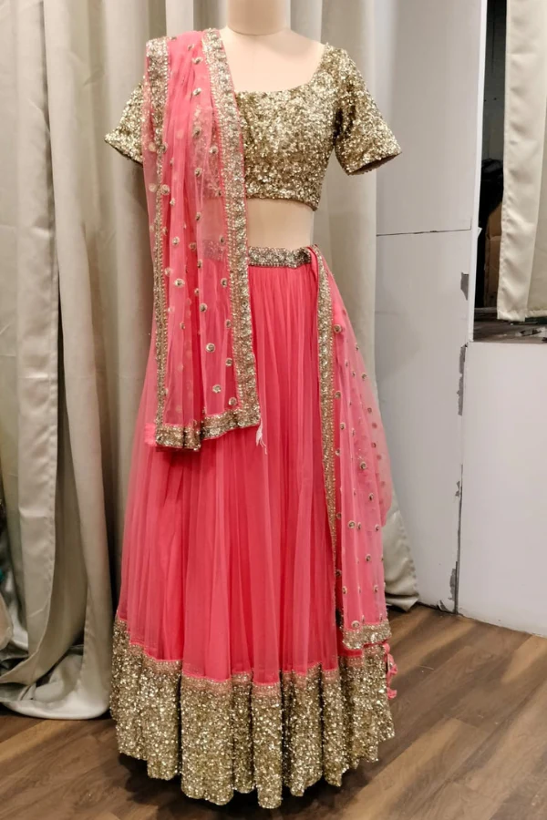 Sabyasachi Pink Lehenga Set