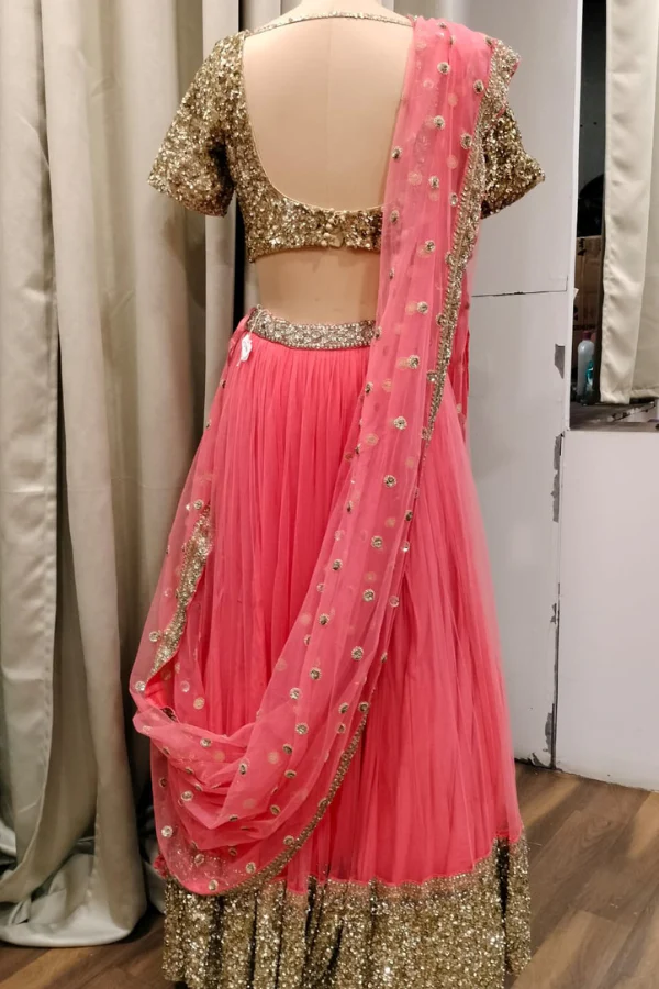 Sabyasachi Pink Lehenga Set - Image 2