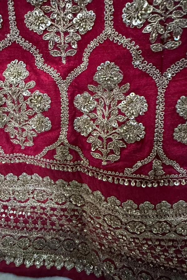 Sabyasachi red bridal lehenga - Image 10