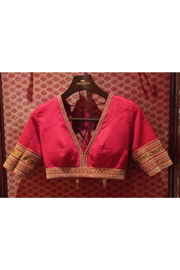 Sabyasachi red bridal lehenga - Image 4