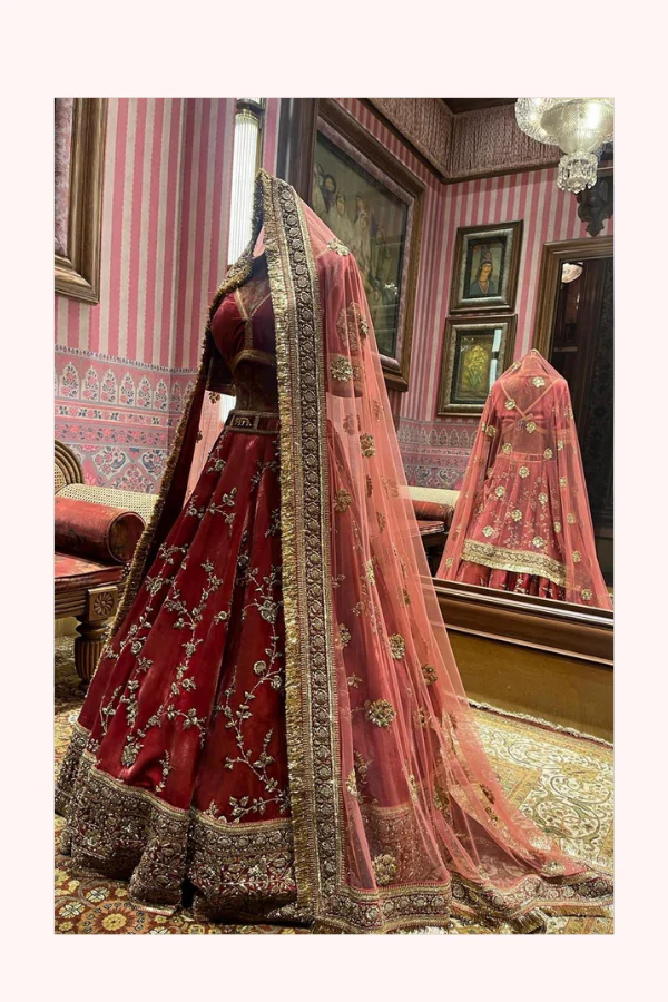Sabyasachi Bridal Lehenga Set - Image 2