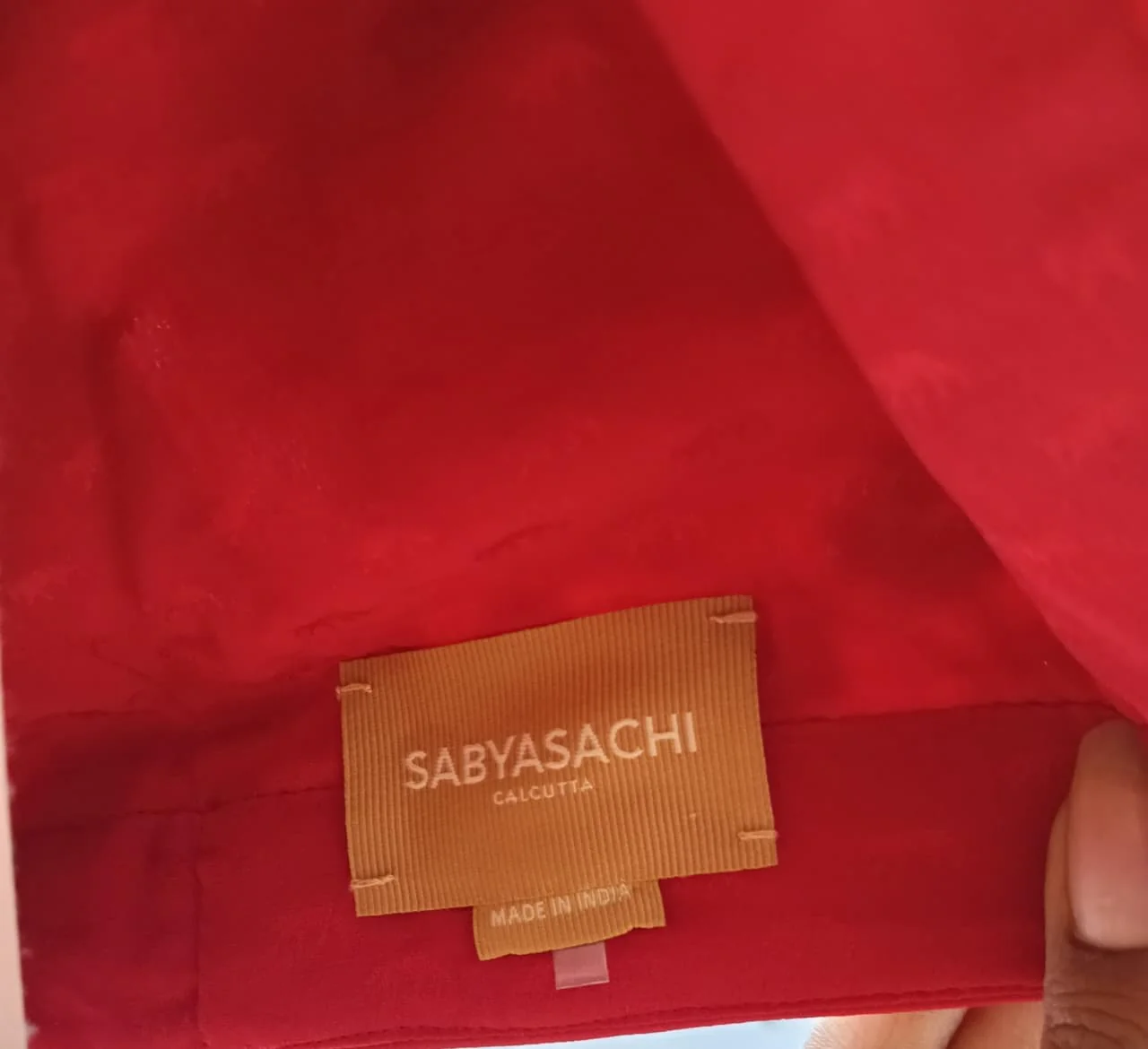 Sabyasachi Red Bridal Lehenga Set - Image 13