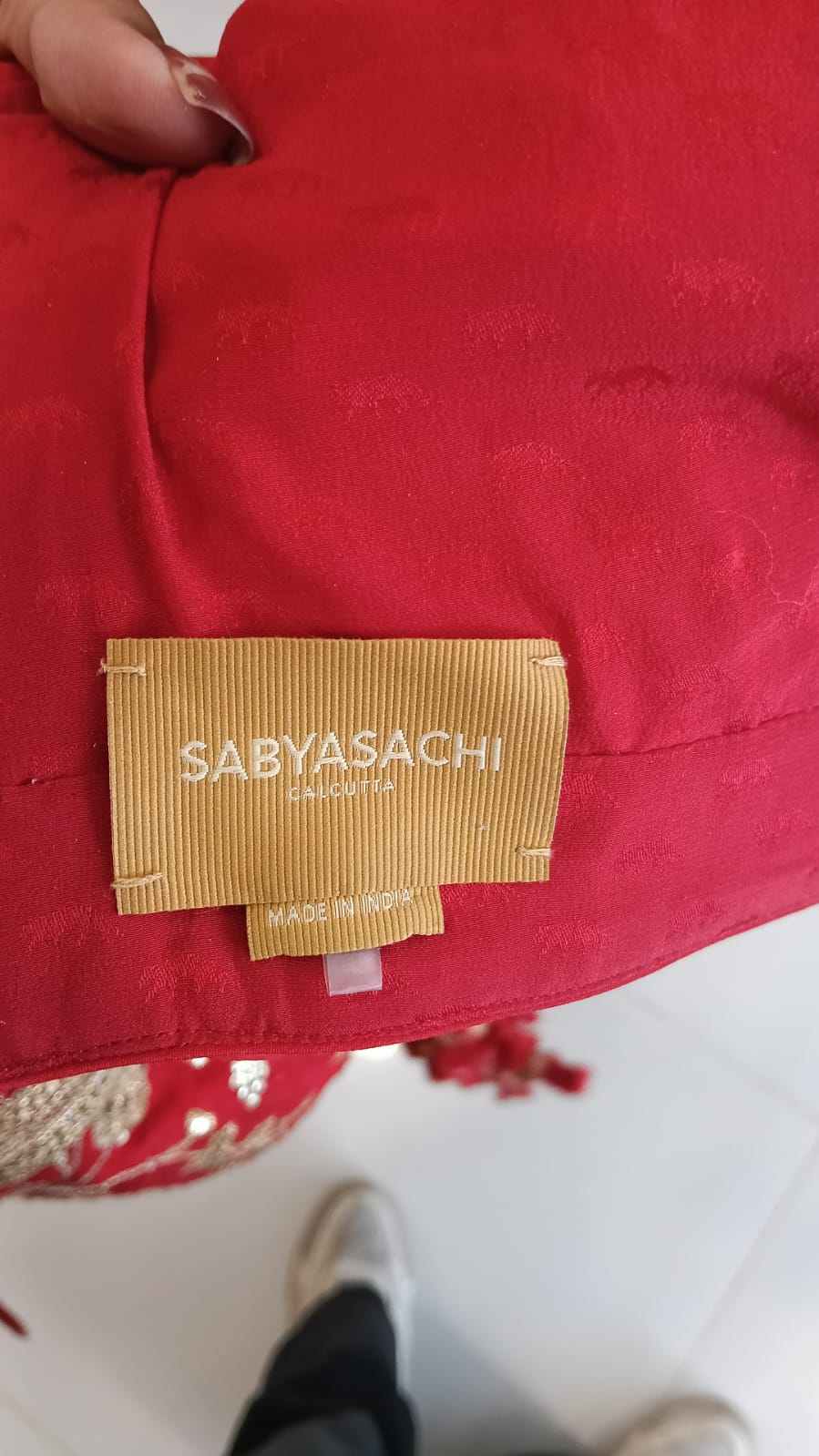 Sabyasachi Red Bridal Lehenga Set - Image 16
