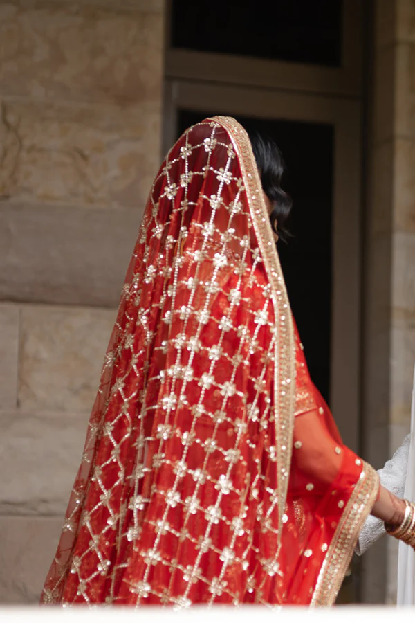 Sabyasachi red embroidered lehenga - Image 4