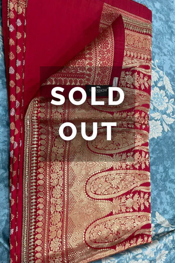 Sabyasachi Red banarsi saree