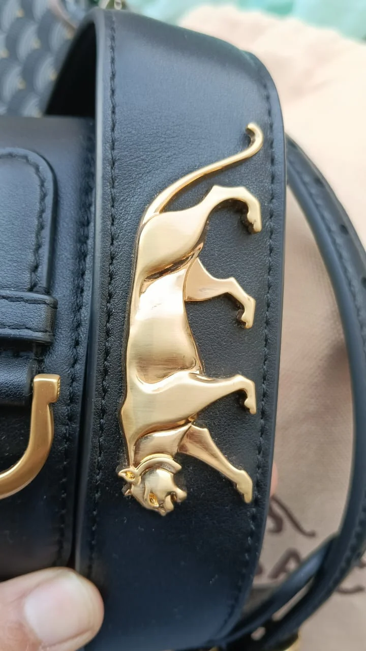 Sabyasachi Royal Bengal Tiger Leather Belt Size 34 - Image 5