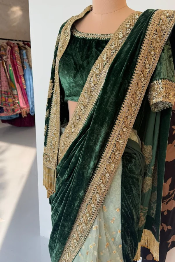 Sabyasachi Embellished Saree Set - Image 5