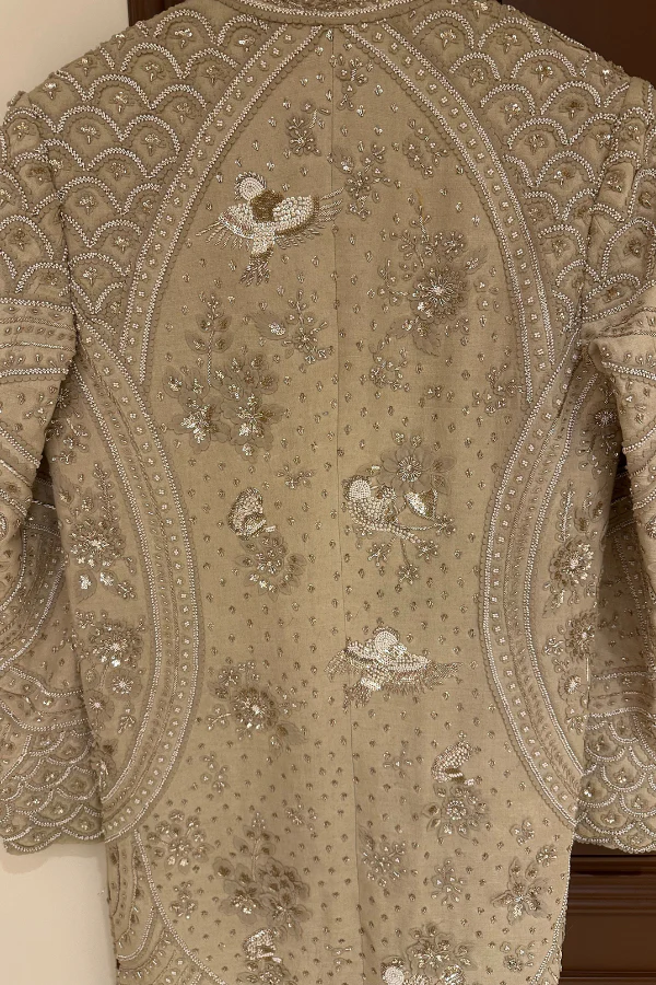 Sahil kochhar matka silk sherwani - Image 5