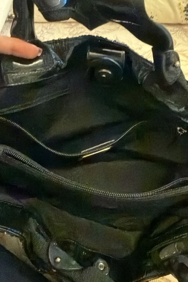 Salvatore Ferragamo Vara Sequined Tote Bag - Image 5