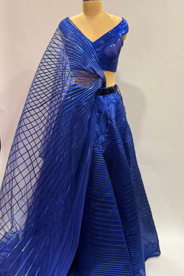 Sapphire Dream Lehenga set - Image 3