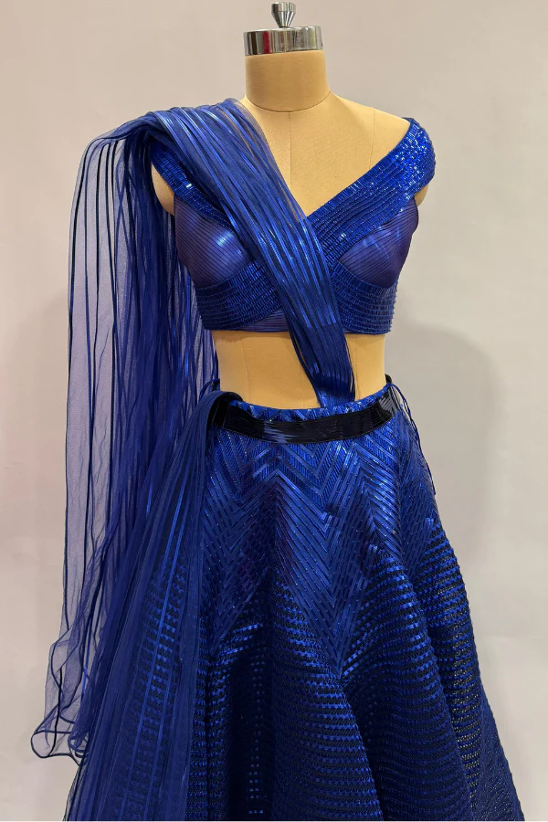 Sapphire Dream Lehenga set - Image 4