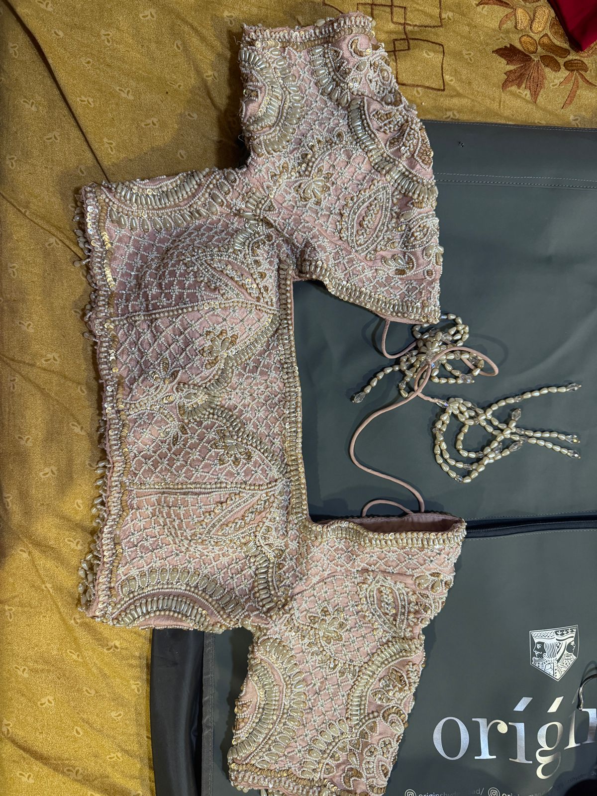 Seema Gujral Blush Pink Embroidered Lehenga Set - Image 13