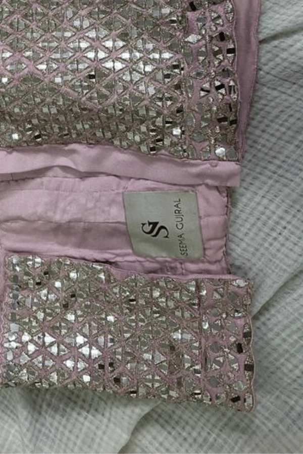 Seema Gujral Blush pink lehenga - Image 9